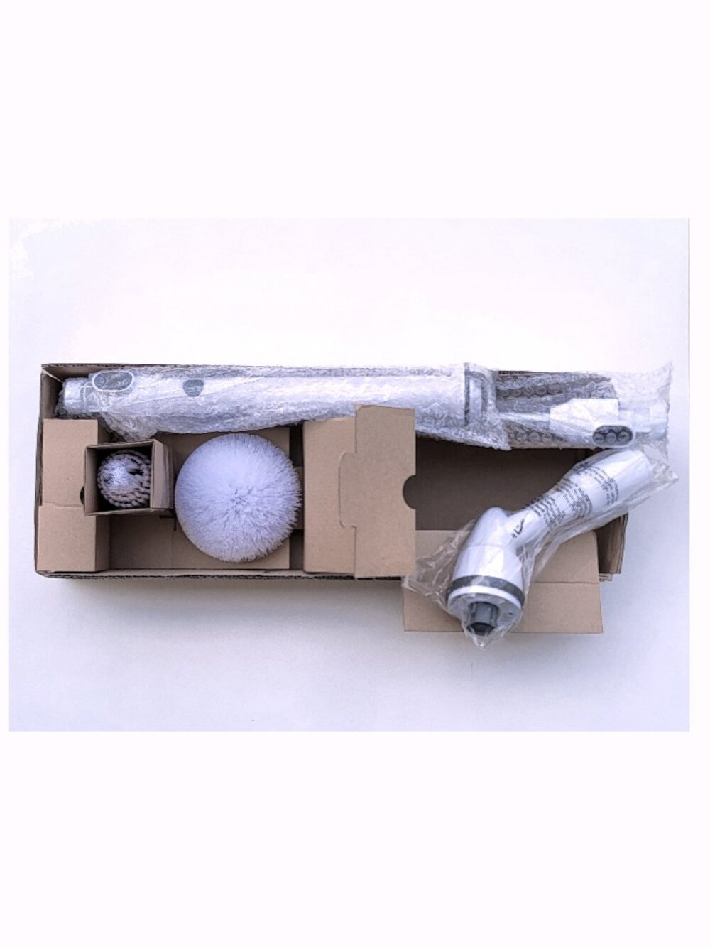 Turbo Scrub 360 Cordless Power Scrubber with Cleaning Attachments New Open Box